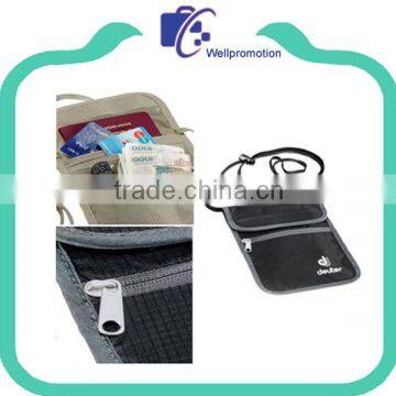 Polyester Wallet Check Holder With Long Strap photo-5