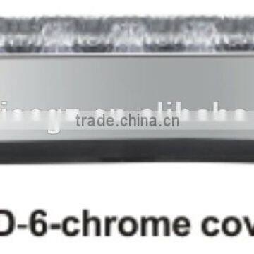 E-MARK R10 LED Strobe Lightheads/LED Emergency Flash Strobe light /Dash light /Grille light(SR-LS-LD-6C),1W LED W Chrome Housing