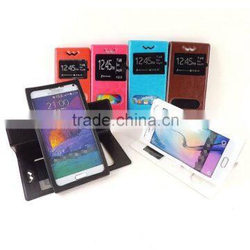 Multiple Sizes Leather Universal Rotating Case Cover for 4.5 Inch Cellurar Wholesale photo-4