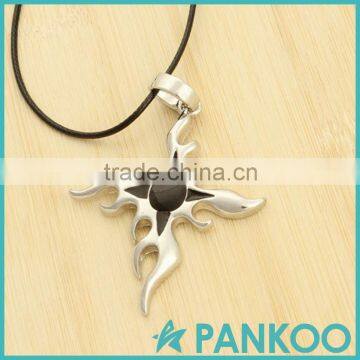 Non-mainstream fashion classic retro stainless steel cross pendant sun pendant bulk sale