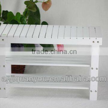 bamboo Green shoes rack bench