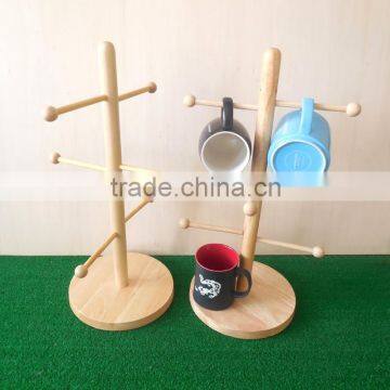 solid wood kitchen item cup storage rack cup tree