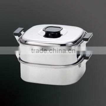 Square Type All Stainless Steel Food Steamer Made In Japan Products