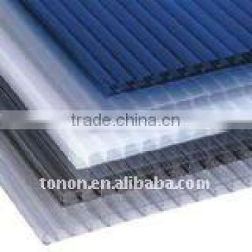 5mm clear ,grey ,blue ,opal with 50VM UV Pc Hollow Sheet