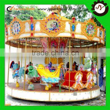 Cheap!!!Manufacturer electric fiberglass carousel horses for sale