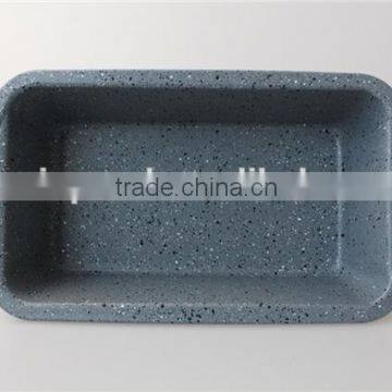 Non-stick Carbon Steel Metal Baking Tray Mould Marble Enamel Coating Loaf Pan photo-2