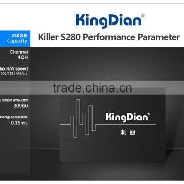 KingDian S280 Series 240gb Most Compatitive Internal style Solid State Drive Disk 240GB SSD 256GB SSD