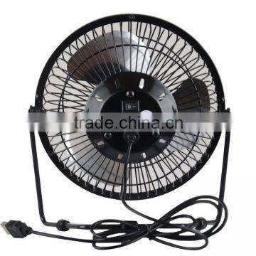 8" USB Metal Ventilator 360 Rotate Mini Cooler Desktop pc Laptop Cooling Fan photo-4