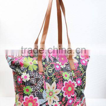 Floral Printed Shopping Bag photo-2