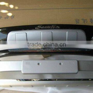 Front+Rear bumper guard for Hyundai new santafe 10-12,new santafe bumper guard