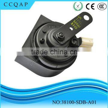 38100-SDB-A01 High quality auto spare parts portable electric wireless type r car horn 12v