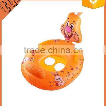 2015 Hot Sale Cartoon Inflatable Safe Swimming Float Ring For Baby To Swim