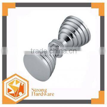 BH-08 Screw thread Knobs, Bathroom sliding aluminum door handle, double sided glass door knobs