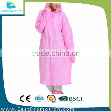 SEXY LADY POPULAR DESIGN CLEAR COLORFUL PVC RAINCOAT