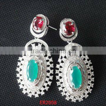 supplier wholesale diamond gemstone earrings Turkey Earrings