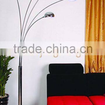 Fabric shade living room light fixtures with marble base