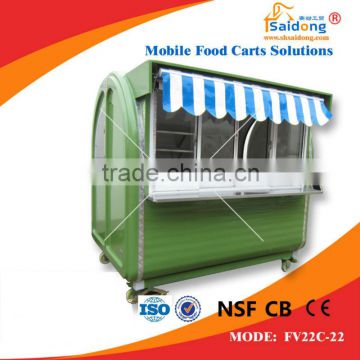 Best selling mobile food cart-crepe cart-coffee kiosk cart for customized design