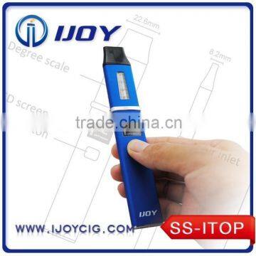 400mAh Ultra Slim Variable Wattage E-cigarette IJOY SS-ITOP with OLED Screen Display