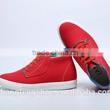 2016 Spring Summer New Model Hidden Height Increasing Canvas Shoes Sport Sneakers For Men photo-3