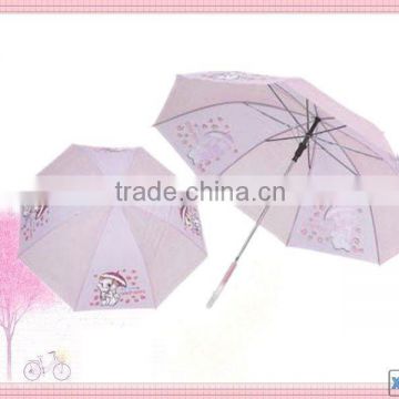 stick 21"x8k lovely printing pink child EVA umbrella