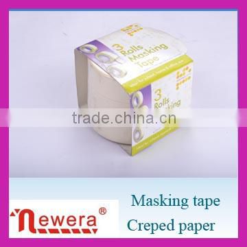 6,12,18,24,36,48,72mm beige self adhesive automotive masking tape