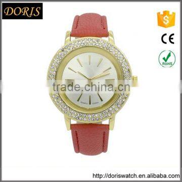 Fashion leather belt ladies designer watches