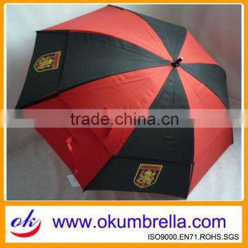 Double cover golf umbrella for advertising