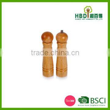 High quality hot selling wood pepper grinder,pepper mill for sale