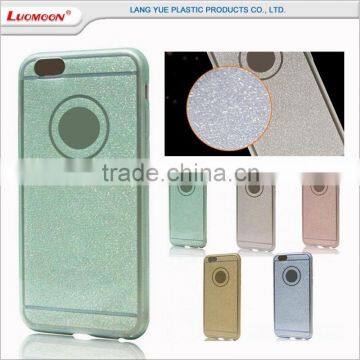 Bling Sands Glitter Girl Rubber TPU SOFT Back Cover Case For iPhone 5 6 6s /PLUS