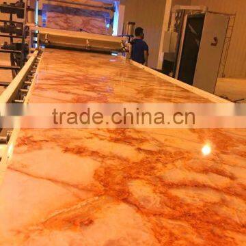 pvc artificial marble decorative panel making machine