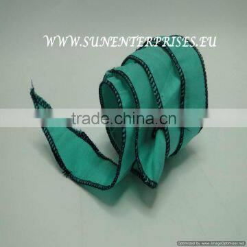 Silk Chiffon Tapers - Color 49 Turquoise and Green