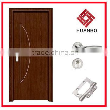 2015 new design wooden pvc plastic interior door