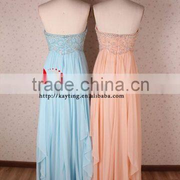 Elegant Backless 2015 Evening Gown Ladies Long Evening Party Wear Gown photo-5