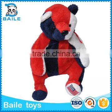 USA Stuffed plush bear toy with customize logo