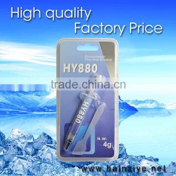 HY880 Best High Temperature/pressure Nano Thermal Conductive Tube Industrial Silicone Paste With MSDS for Cpu Cooler