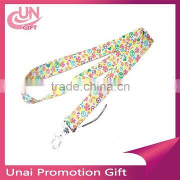 Customized Peace Logo Printing Lanyard Wholesale