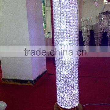 New hot sale decorated crystal pillars for weddings and party decoration