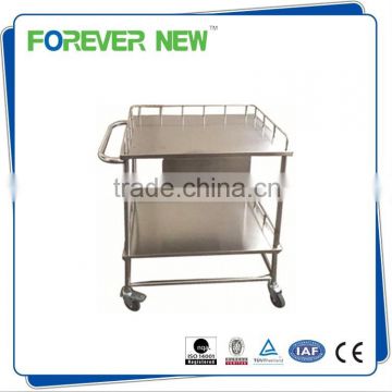 YXZ-A023 stainless steel medical equipment trolley