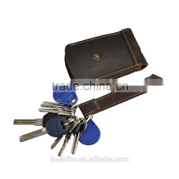 2016 hot sale custom genuine leather car key case