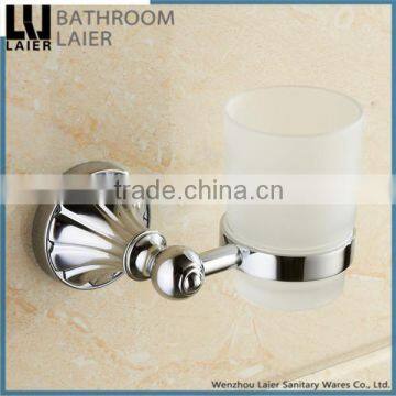 European Style Zinc Alloy Chrome Finishing Bathroom Accessories Wall Mounted Tumbler Holder