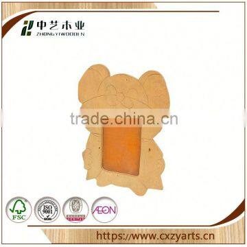 Special Natural Accept OEM Rustic Hinging Desktop Guitar Shaped Wooden Photo Frame photo-5