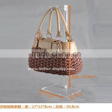 wholesale acrylic handbag hanger display stand