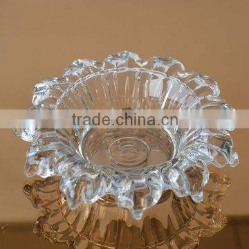 China wholesale flower shaped glass ashtray