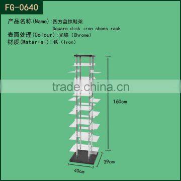 Supermarket Equipment Metal Shoes Display Rack