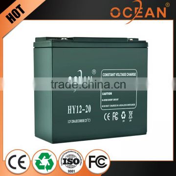 12V 20ah hot fashion non-fading the queen of quality front terminal battery