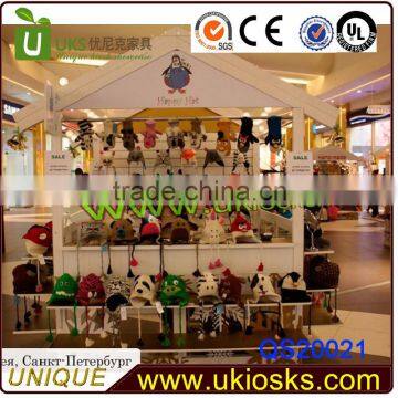 RMU Happy hat display booth | hat display kiosk for sale