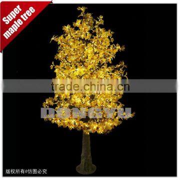 3M High simulation led artificial maple tree for decoration