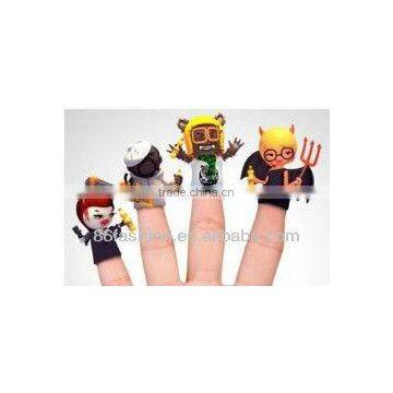 Fashion plastic finger puppet OEM factory