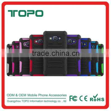 [TOPO]Hot Selling Hybrid Armor PC Silicon Cell Mobile Phone Case Cover for Samsung Galaxy A5 With Stand photo-2