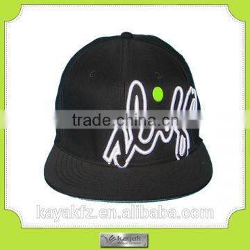 Customized black hip hop cap for boy